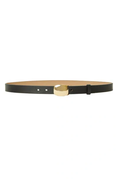 B-low The Belt Jacob Leather Belt In Black Gold