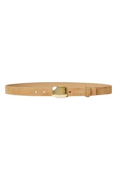 B-low The Belt Jacob Suede Belt In Sable Gold