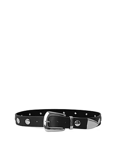 B-low The Belt Jordana Mini Moto Belt In Black/silver