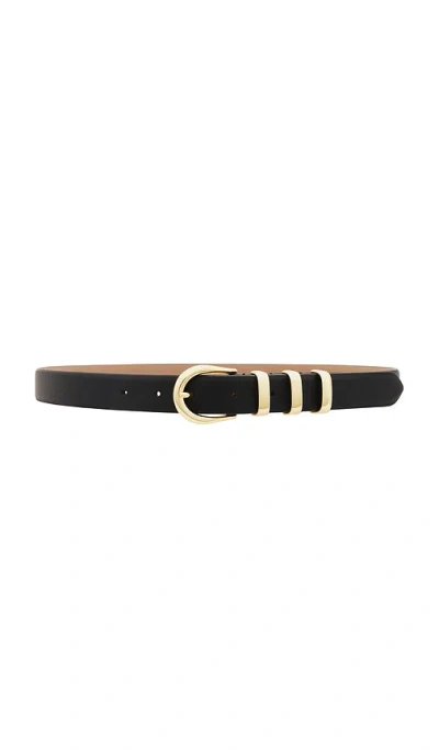 B-low The Belt Kad Belt In 黑色&金黄色