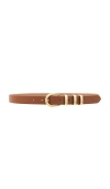 B-low The Belt Kad Belt In Cuoio & Gold