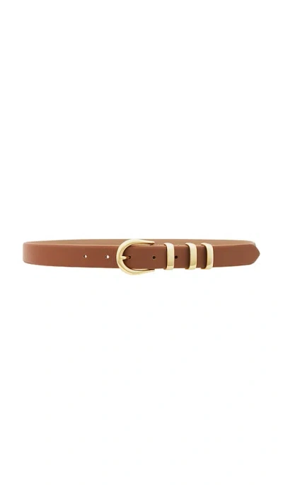 B-low The Belt Kad Belt In Cuoio & Gold