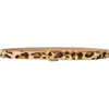 B-low The Belt Kad Genuine Calf Hair Belt In Leopard Gold