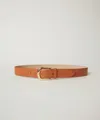 B-LOW THE BELT KENNEDY HIP BELT IN COFFEE/GOLD