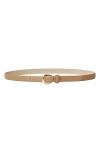 B-low The Belt Women's Kennedy Mini Belt In Camel Gold In Camel Gold