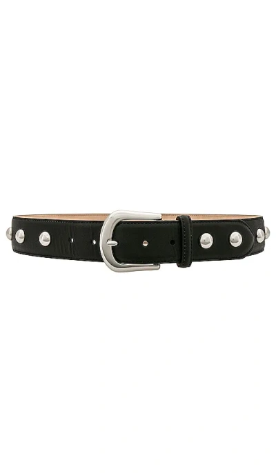 B-low The Belt Kennedy Moto Leather Belt In Black