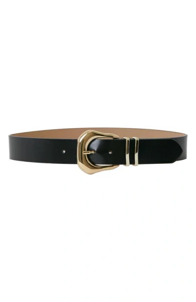 B-low The Belt Coda Mod Women's Leather Belt In Black Gold