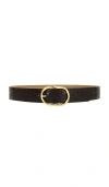 B-low The Belt Kyra Croco Belt In Black