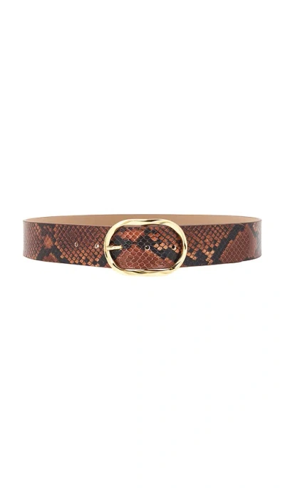 B-low The Belt Kyra Python Belt In Brown