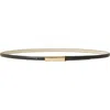 B-low The Belt Lucy Skinny Leather Belt In Black Gold