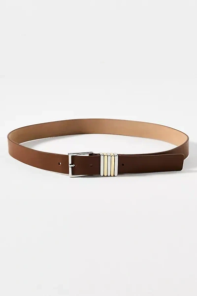 B-low The Belt Lumi Leather Belt In Brown
