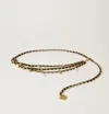B-low The Belt Madelyn Chain Leather Belt In Gold