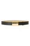 B-low The Belt Mason Leather Belt In Black Gold