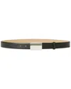 B-low The Belt Mason Mini Leather Belt In Black