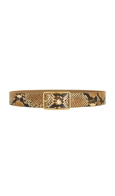B-low The Belt Milla Python Belt In Brown