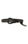 B-low The Belt Ryder Leather Wrap Belt In Black