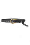 B-low The Belt Women's Ryder Wrap Leather Belt In Black Gold