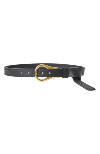 B-low The Belt Ryder Wrap Leather Belt In Black