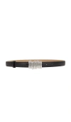 B-low The Belt Vesna Mini Belt In 블랙 & 실버