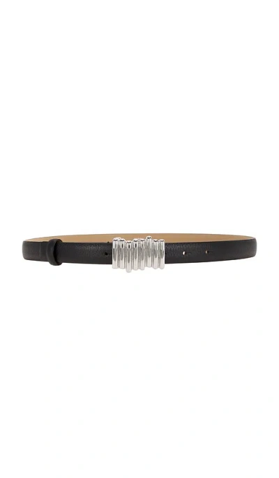 B-low The Belt Vesna Mini Belt In 블랙 & 실버
