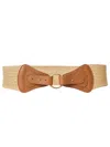 B-low The Belt Willa Belt In Cuoio/gold