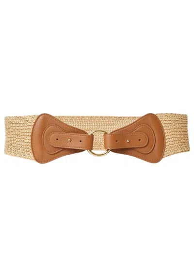 B-low The Belt Willa Belt In Cuoio/gold