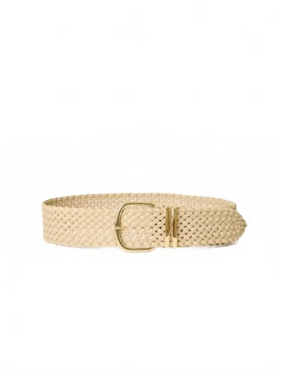 B-low The Belt Women's Alexander Leather Belt In Champagne Gold In Neutral