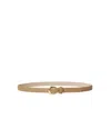 B-low The Belt Women's Kennedy Mini Belt In Camel Gold In Multi
