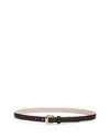 B-low The Belt Kennedy Mini Belt In Chocolate Gold