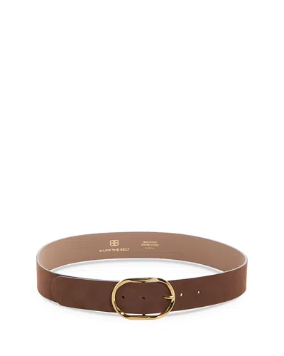 B-low The Belt Women's Kyra Suede Belt In Mocha Gold