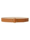 B-low The Belt Women's Molly O-ring Leather Belt In Cuoio