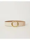 B-low The Belt Women's Nolami Leather Belt In Latte Gold In Neutral