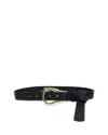 B-low The Belt Women's Ryder Wrap Leather Belt In Black Gold