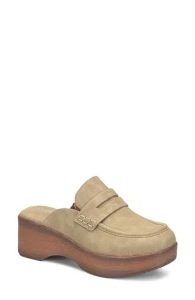 B O C By Børn Amabella Faux Leather Mule In Light Taupe Nubuck