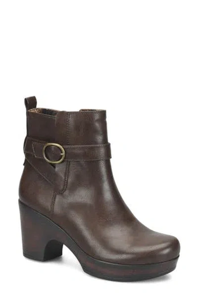 B O C By Børn Amira Faux Leather Bootie In Dark Brown