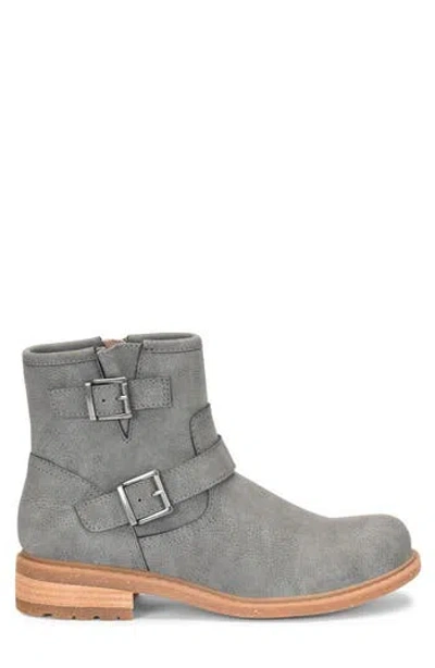B O C By Børn Carson Ankle Bootie In Light Grey Nubuck