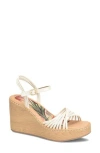 B O C By Børn Catalina Platform Wedge Sandal In Cream