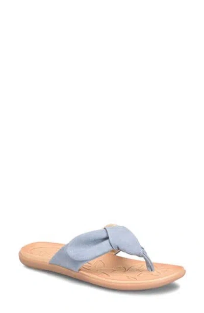 B O C By Børn Halle Sandal In Blue Nubuck