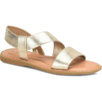 B O C By Børn Kacee Slingback Sandal In Champagne Metallic