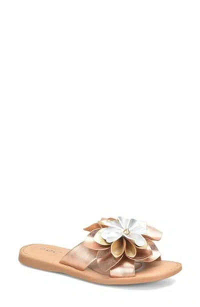 B O C By Børn Kasia Flower Slide Sandal In Brown