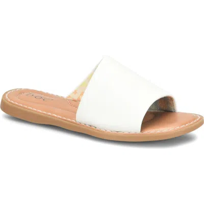 B O C By Børn Keely Slide Sandal In White