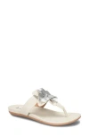 B O C By Børn Kendal Floral Appliqué Sandal In White