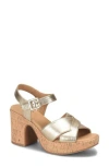 B O C By Børn Leight Platform Sandal In Champagne