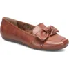 B O C By Børn Paisley Bow Flat In Dark Tan