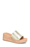 B O C By Børn Savia Platform Wedge Sandal In Champagne