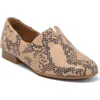B O C By Børn Suree Leather Loafer In Natural Snake