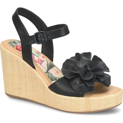 B O C Estella Wedge Sandal In Black