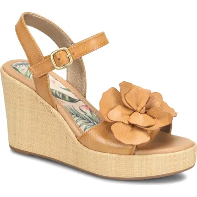 B O C Estella Wedge Sandal In Yellow