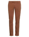 B Settecento Man Pants Brown Size 40 Cotton, Elastane