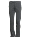 B Settecento Man Pants Charcoal Size 31 Cotton, Elastane In Gray